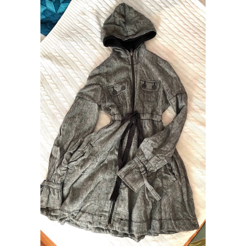 SALE Free People Lightweight Romantic Linen Coat